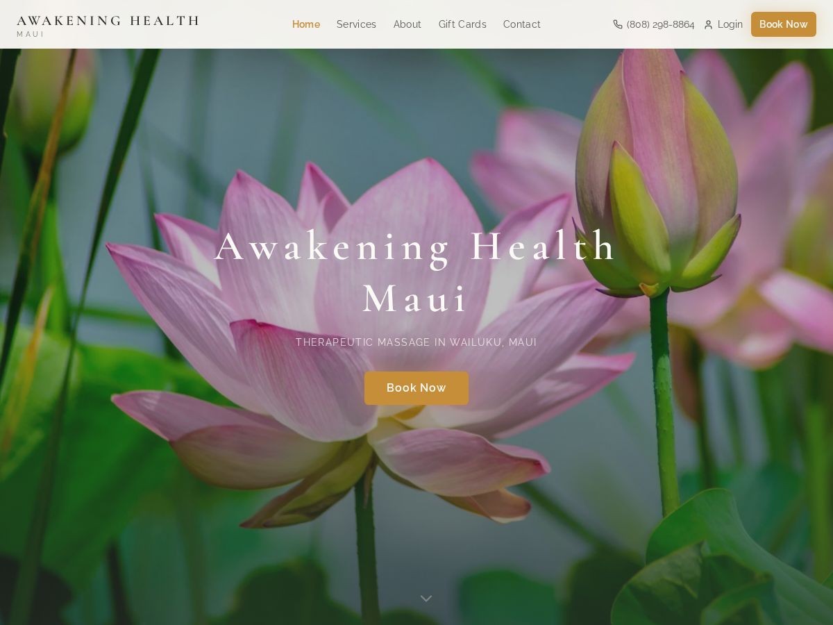 Awakening Health website